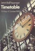 Book cover of Passenger Timetable [Great Britain] - 15 May to 1 October 1989 by British Rail